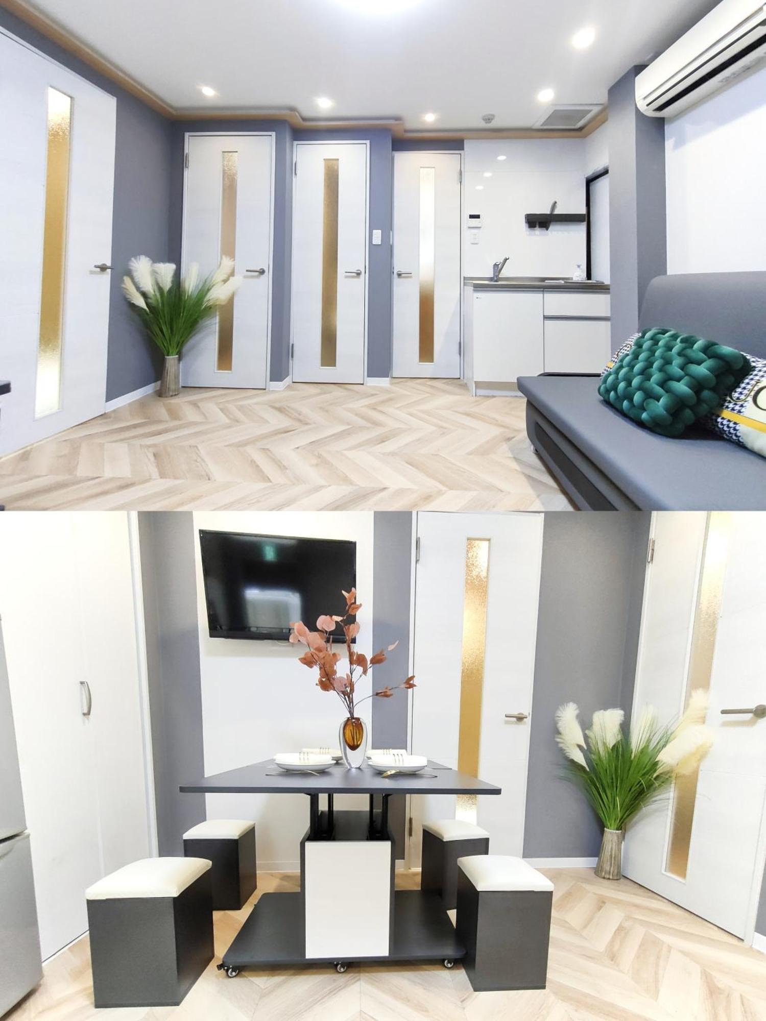 Apartemen 全新装修 两室一厅 Max 6p 免费无线网络